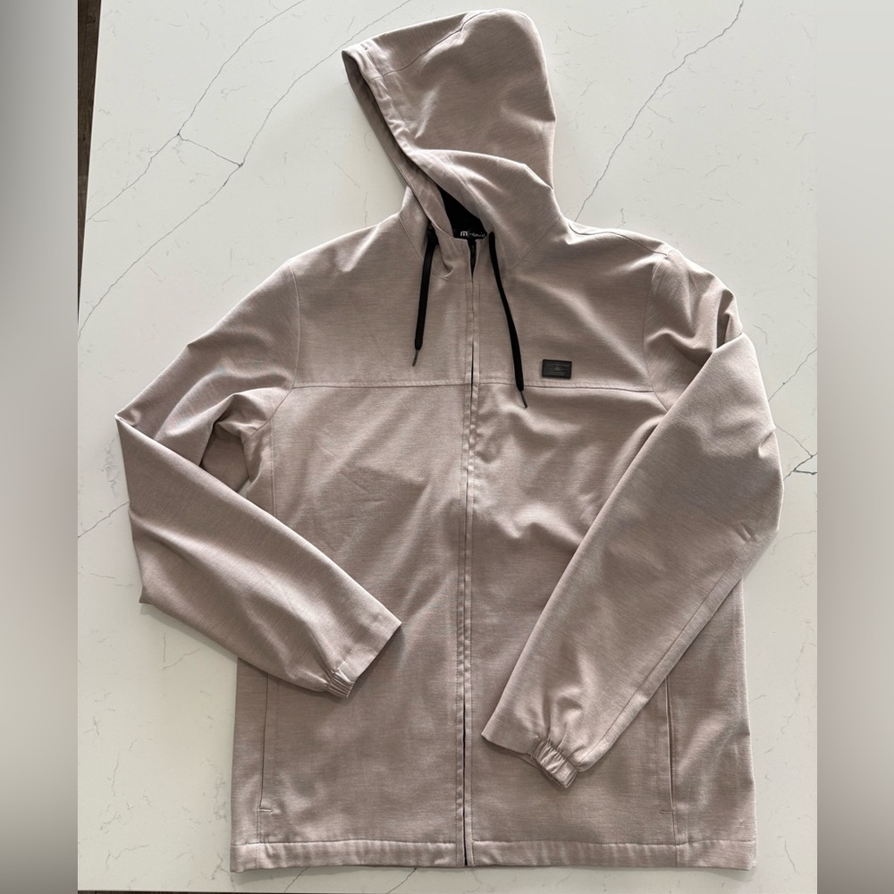 TravisMathew Men’s Snow Summit Full Zip Golf Jacket Size Large